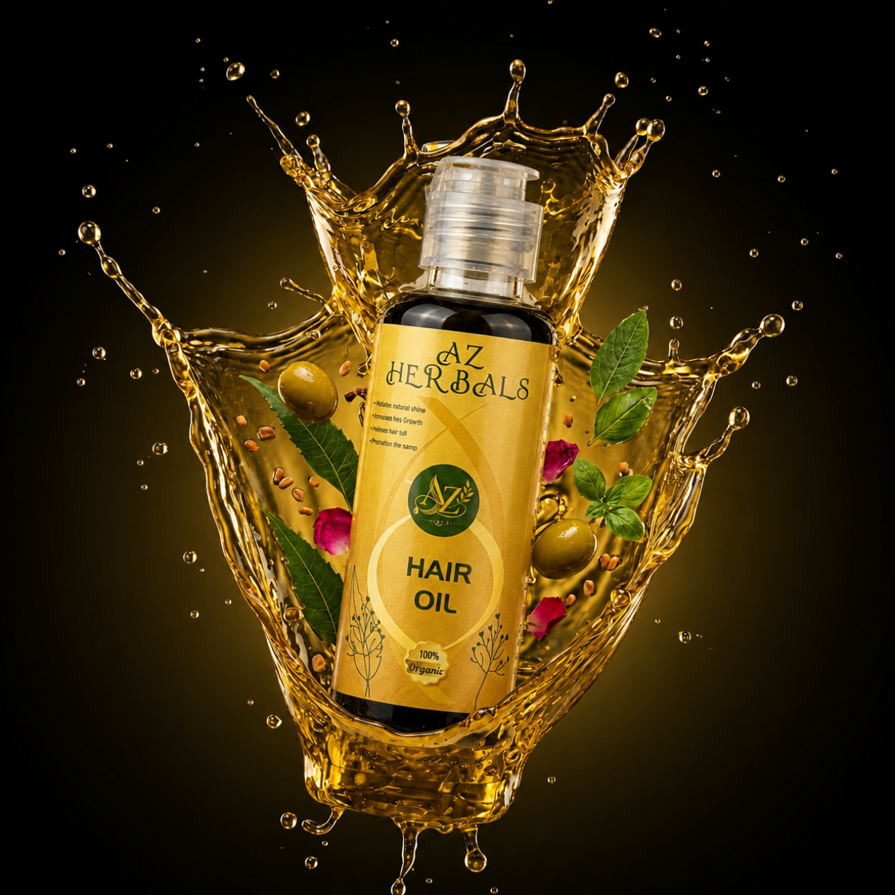 AZ Herbals Organic Hair Growth Oil